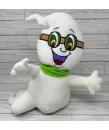 Sugar Loaf Ghost Plush Halloween Stuffed Toy Cute Embroidered Face 14 Inch - $15.79