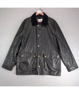 Vtg Stafford Prep Flannel Lined Coat Men&#39;s L Wax Coated Full Zip Corduro... - $588.00 MXN