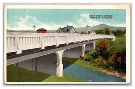 Bear Creek Bridge Medford Oregon OR UNP WB Postcard V22 - £3.07 GBP