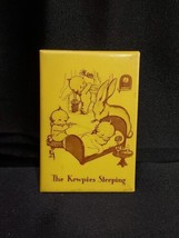 Old Advertising Kewpie Doll Pocket Mirror THE KEWPIES SLEEPING  - $13.99