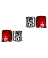 Tail Lights For Chevy GMC Suburban 1982 1983 1984 Lens And Housing Chrom... - $84.11