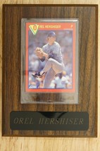 Orel Hershiser Los Angeles Dodgers 1989 Score Baseball Card #35 Plaque Mounted - £10.13 GBP