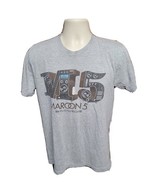 2015 Maroon 5 World Tour Adult Medium Gray TShirt - $273.66 MXN
