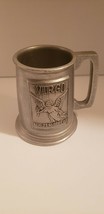 Vintage WILTON Made in USA VIRGO Zodiac Sign Pewter Stein Mug 4.75" tall - $26.99