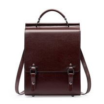 XMESSUN New Genuine leather Backpack for Women 2023 Fashion Vintage High Quality - £155.15 GBP