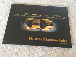 PORSCHE HARDBACK 911 TURBO S COUPE EXCLUSIVE PRESTIGE BROCHURE USA EDITI... - $29.95