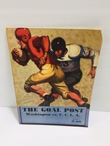 Original 1938 Washington Vs. Ucla College Football Program The Goal Post Cig Ads - £38.04 GBP