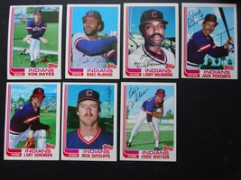 1982 Topps Traded Cleveland Indians Team Set of 7 Baseball Cards - £4.66 GBP