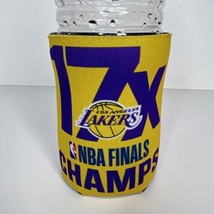 NBA Champions Koozie Cooler Holder Los Angeles Lakers Can Bottle Coozie 17x - $6.84