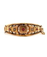 Authenticity Guarantee 
Victorian 9k Rose Gold Diamond Bangle Bracelet (... - £631.50 GBP