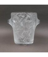 Lalique France Signed Ganymede Crystal Champagne Ice Bucket Cooler - $3,030.83 CAD
