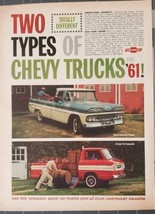 Chevrolet Pickup Trucks Magazine Advertisement 1961 - £11.03 GBP