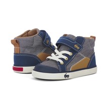 See Kai Run kid&#39;s dayton sneakers in Gray Denim - £35.88 GBP