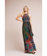 NWT $248 ANTHROPOLOGIE KALINKA HALTER MAXI DRESS by GEISHA DESIGNS 4 - $89.99