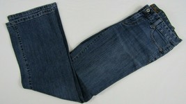 Ann Taylor Jeans Women 4 Bootcut Modern Fit Lindsay Waist Stretch Blue D... - £17.32 GBP