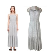 NEW Rebecca Taylor JERSEY TANK Maxi DRESS Size Medium Gray minimalist, c... - $80.00