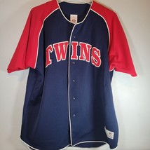 Minnesota Twins Mens Baseball Jersey Color Blue Red XL 46-48 Official Tr... - $23.99