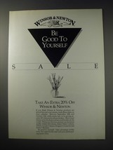 1991 Winsor &amp; Newton Products Ad - Winsor &amp; Newton Be Good to yourself sale - £14.78 GBP