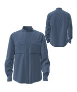 Ozark Trail Men Upstream Shirt Long Sleeves UPF 50+ Blue Size Large Fish... - €17,22 EUR