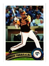 2011 Topps Baseball Yorvit Torrealba 64 San Diego Padres Catcher Card Collector - $3.00