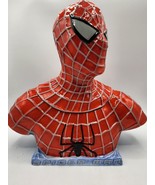 NECA Marvel Comics 2002 Spider-Man Bust Ceramic Cookie Jar - £77.47 GBP
