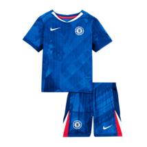 Chelsea home blue youth kids jersey top shorts kit main thumb200