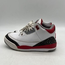 Nike Air Jordan 3 Retro DM0966-160 Fire Red GS Youth Size 2 Y - £49.83 GBP