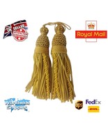 Gold &amp; Silver Bullion Tassels pair&quot;12CM&quot; For Army Uniform&#39; church Vestme... - €13,35 EUR