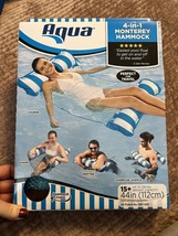 Aqua Original 4-in-1 Monterey Hammock Pool Float &amp; Water Hammock – Multi-Purpose - £15.81 GBP