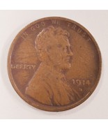 1914-D 1C Lincoln Cent in Fine Condition, Brown Color, Strong Detail for... - £234.66 GBP