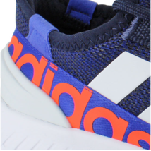 Adidas Men&#39;s Kaptir 2.0 Athletic Shoe Navy Blue White Orange Cloudfoam Comfort - £50.94 GBP