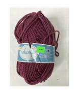 Vintage Phentex Chunky Yarn 100% Acrylic Color #75 Plum New Unused - $4.95