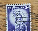 US Stamp Statue of Liberty 3c Used Bar Cancel 1035 - $0.94