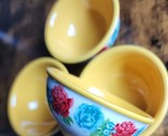Four (4) Pioneer Woman ~ Multicolored ~ Floral ~ Stoneware ~ 3.12&quot; Dip B... - $22.44