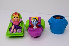 Lot Of 3 1995 McDonald's Muppets Treasure Island Toys: Miss Piggy, Gonzo... - $9.89