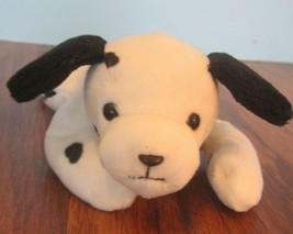 TY Beanie Babies Baby plush DOG PUPPY DALMATION  &quot;DOTTY &quot;  SPOTTED WHITE - £7.10 GBP