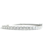 Authenticity Guarantee 
Diamond Bangle Bracelet 14K White Gold, 3.39 CTW... - £5,925.57 GBP