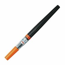 NEW Pentel Arts Color Brush Pen ORANGE, GFL-107, Nylon Calligraphy Refil... - $5.89