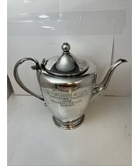 Fort Douglas Club Director’s Trophy 1933 Silver Plated Tea Coffee Pot - $1,657.77 MXN