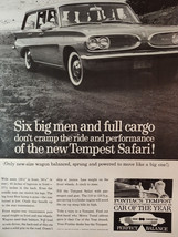 1961 Holiday Original Art Ad Advertisement PONTIAC TEMPEST Safari! - £8.46 GBP