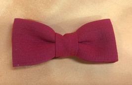 Royal Bow Tie Red Clip On Rust Resistant - $11.55
