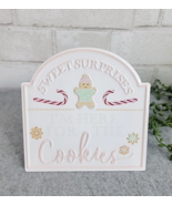 Gingerbread Bakery Metal Sign I&#39;m Here For The Cookies Tabletop Christma... - £9.93 GBP