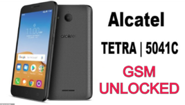 UNLOCKED Alcatel TETRA 5041C (16GB) Android 4G LTE Smart Phone / AT&amp;T T-... - $370.65 MXN