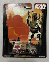 Hot Wheels 2019 Pop Culture Star Wars Boba Fett Ford Transit Supervan Real Ride - $12.30