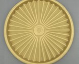 Vintage Tupperware #808 Lid Only Yellow Servalier Lid USA 6 1/2” - $5.94