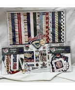 Echo Park Home Run Collection Vintage Baseball 12x12 Paper Tags &amp; Titles... - €23,43 EUR