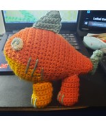 Nox the Landshark Plushie- Orange Twist - $50.00