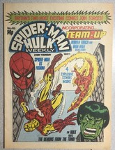 SPIDER-MAN &amp; Hulk Weekly #418 (1981) Marvel Comics Uk White Tiger Torch Im FINE- - £11.68 GBP