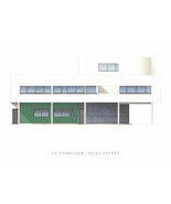 LE CORBUSIER Villa Savoye, Nord-Est 19.75&quot; x 27.5&quot; Poster 2009 Modernism... - $1,218.57 MXN