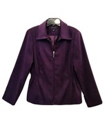 Counterparts Vintage Womens Size 10Purple Zip Up Full Lined Side Elastic... - £15.60 GBP